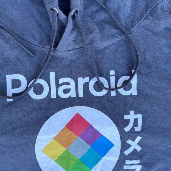 Polaroid One Step Flash blue hoodie.. Love the grey on this hoodie.. - Picture 6 of 10